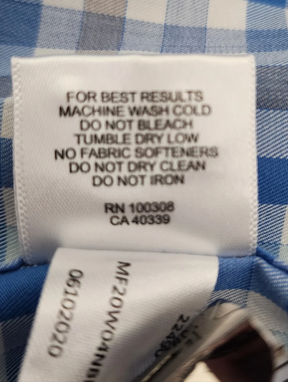 Peter Millar Crown Ease Phillip Sport Shirt Mens XXL Blue Check Long Sleeve - Picture 8 of 9